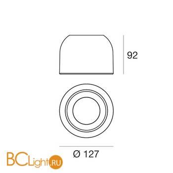Потолочный светильник Linea Light Outlook 8472 - Схема
