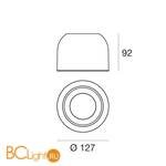 Потолочный светильник Linea Light Outlook 8472 - Схема