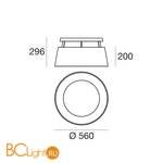 Потолочный светильник Linea Light Oxygen 8081 - Схема