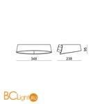 Настенный светильник Linea Light Oxygen 8495 - Схема