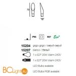 Садово-парковый фонарь Linea Light Peggy 15207 - Схема