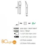 Садово-парковый фонарь Linea Light Peggy 15208 - Схема