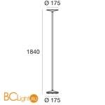 Напольный светильник Linea Light Poe 8346 - Схема