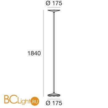 Напольный светильник Linea Light Poe 8347 - Схема