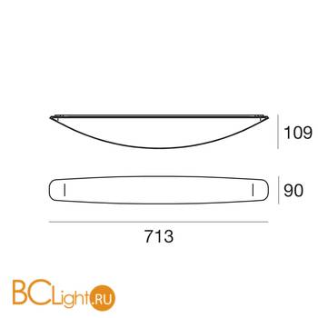 Настенный светильник Linea Light Prime 7813 - Схема