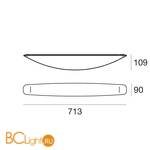 Настенный светильник Linea Light Prime 7814 - Схема