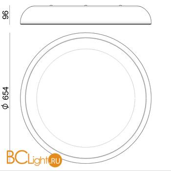 Потолочный светильник Linea Light Reflexio 8533 - Схема
