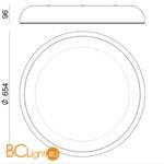 Потолочный светильник Linea Light Reflexio 8533 - Схема