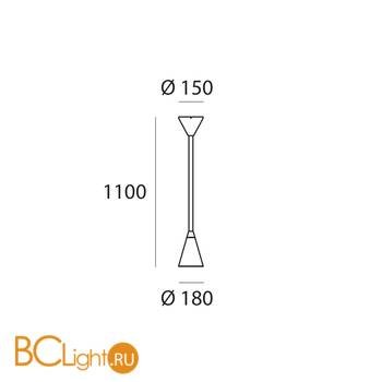 Потолочный светильник Linea Light Snake 7857 - Схема