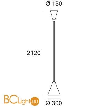 Напольный светильник Linea Light Snake 7862 - Схема
