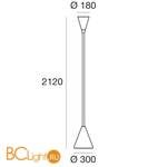 Напольный светильник Linea Light Snake 7862 - Схема