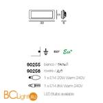 Настенный светильник Linea Light Solido 90256 - Схема