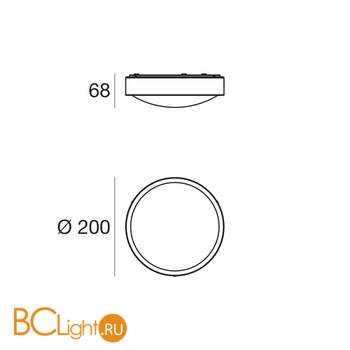 Потолочный светильник Linea Light Spark 90290 - Схема