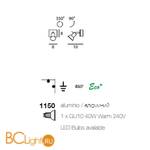 Спот (точечный светильник) Linea Light Spot collection 1150 - Схема