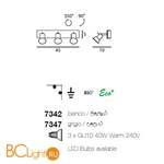 Cпот (точечный светильник) Linea Light Spotty 7342 - Схема