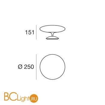 Настольная лампа Linea Light Squash 7946 - Схема