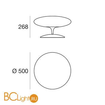 Настольная лампа Linea Light Squash 7947 - Схема