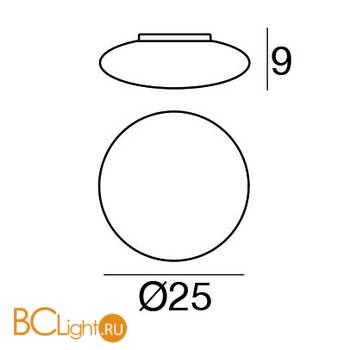 Потолочный светильник Linea Light Squash 7951 - Схема