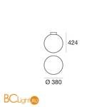 Потолочный светильник Linea Light Stardust 7893 - Схема