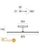 Подсветка для картин Linea Light Straight 8266 - Схема