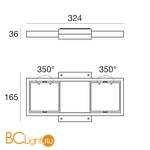 Светильник для струнной системы Linea Light Tablet 8435 - Схема