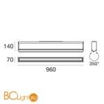 Потолочный светильник Linea Light Tablet 7595 - Схема