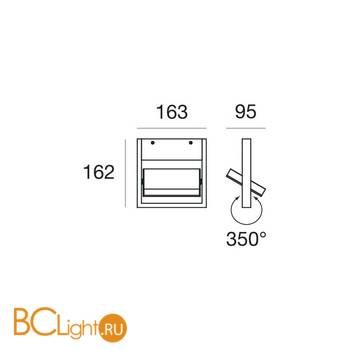 Настенный светильник Linea Light Tablet 7608 - Схема