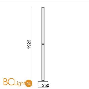 Напольный светильник Linea Light Tablet 8453 - Схема