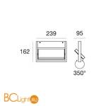 Настенный светильник Linea Light Tablet 7601 - Схема