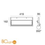 Настенный светильник Linea Light Tablet 7602 - Схема