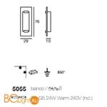 Бра Linea Light Class Modern collection 5055 - Схема