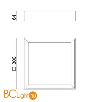 Потолочный светильник Linea Light Tara 8325 - Схема
