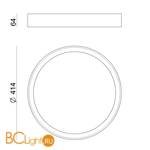 Потолочный светильник Linea Light Tara 8337 - Схема