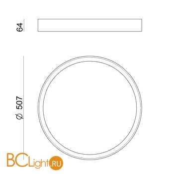 Потолочный светильник Linea Light Tara 8340 - Схема