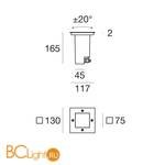 Встраиваемый светильник Linea Light Texo 52951 - Схема