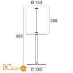 Настольная лампа Linea Light Thank you 8045 - Схема