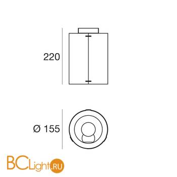 Потолочный светильник Linea Light Thank you 8049 - Схема