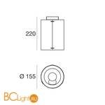 Потолочный светильник Linea Light Thank you 8051 - Схема