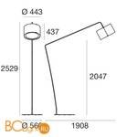 Торшер Linea Light Thank you 8080 - Схема