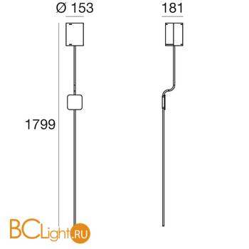 Бра Linea Light Thank you 8072 - Схема