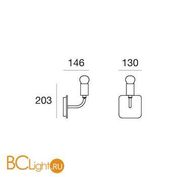 Бра Linea Light Thank you 7721 - Схема