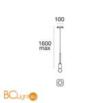 Подвесной светильник Linea Light Thank you 7729 - Схема