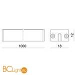 Потолочный светильник Linea Light Thin Bulbo 8570 - Схема