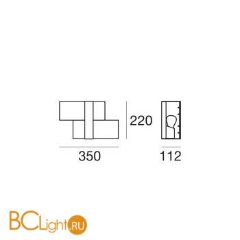 Настенный светильник Linea Light Triad 90222 - Схема
