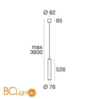Светильник для струнной системы Linea Light Tu-V 8650 - Схема