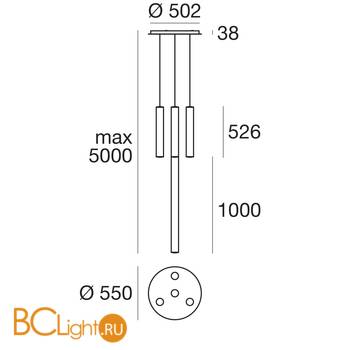 Подвесной светильник Linea Light Tu-V 8841 - Схема