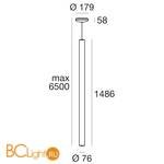 Подвесной светильник Linea Light Tu-V 8844 - Схема