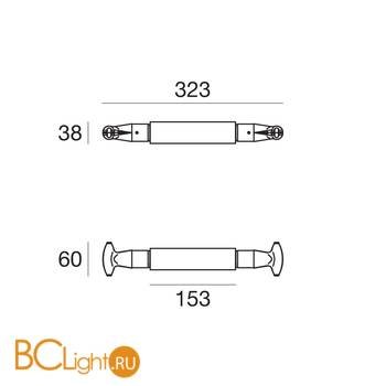 Светильник для струнной системы Linea Light Vega TR4000-3 - Схема
