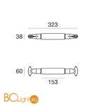 Светильник для струнной системы Linea Light Vega TR4000-3 - Схема