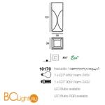 Напольный светильник Linea Light Venezia 10170 - Схема